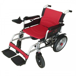 Power Wheelchair with Small Wheel