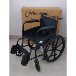 Premium Wheelchair Powder Coated Mag Wheel With Sefty Belt