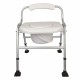 Deluxe Commode Shower Chair (Soft Cushion)