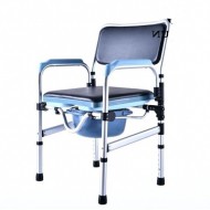 Lightweight Folding Aluminum Shower Commode Chair