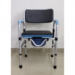 Lightweight Folding Aluminum Shower Commode Chair