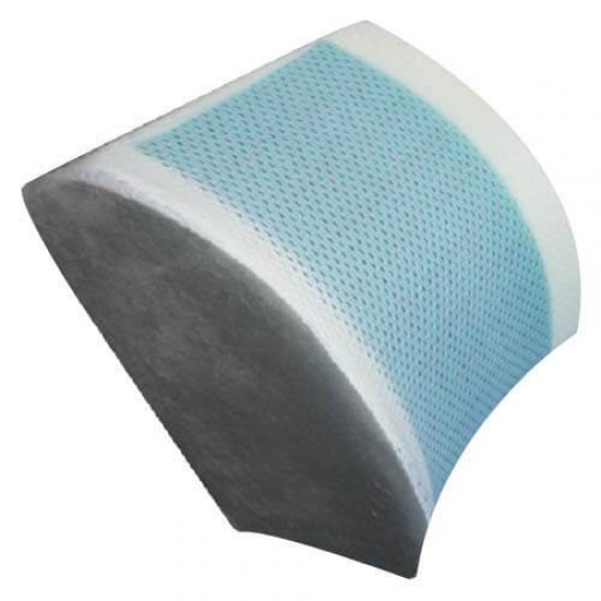 Bael Wellness Lumbar Support Back Cushion & Pillow Gel Enhanced Memory Foam with Mesh Cover