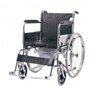 Wheelchair with U Cut Commode
